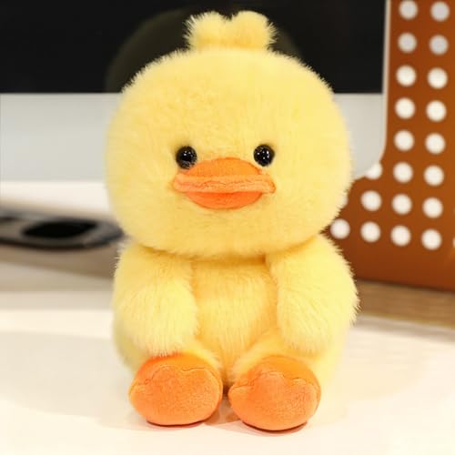 Ditucu 6-Inch Palm-Sized Duck Stuffed Animal – Soft Yellow Plush Toy with Gift Box