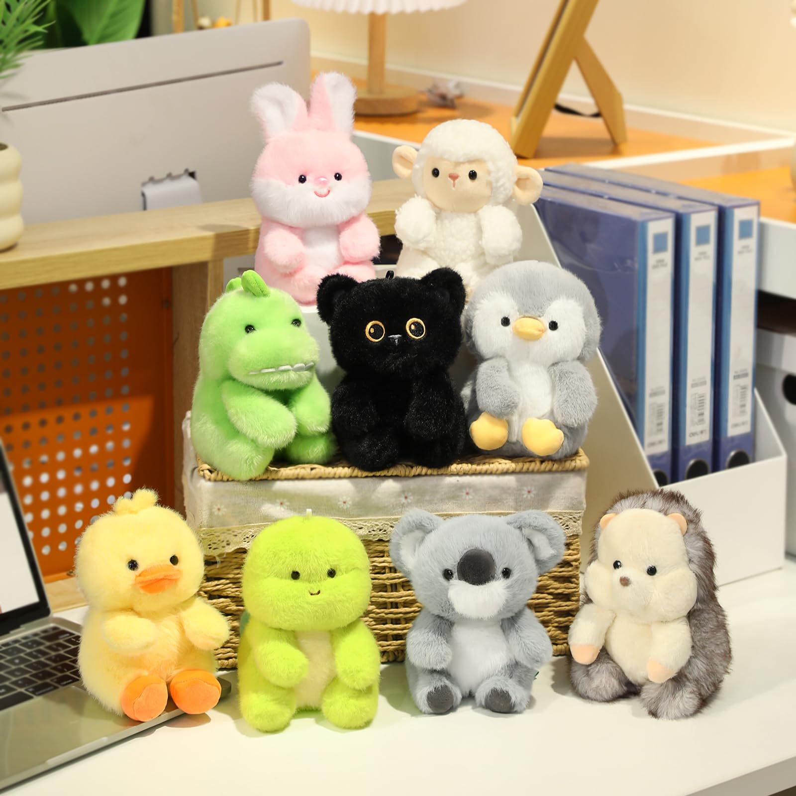 Ditucu Palm-Sized Sheep Stuffed Animal – 6 Inch Soft Lamb Plush Toy, Cute Small Plushies for Kids