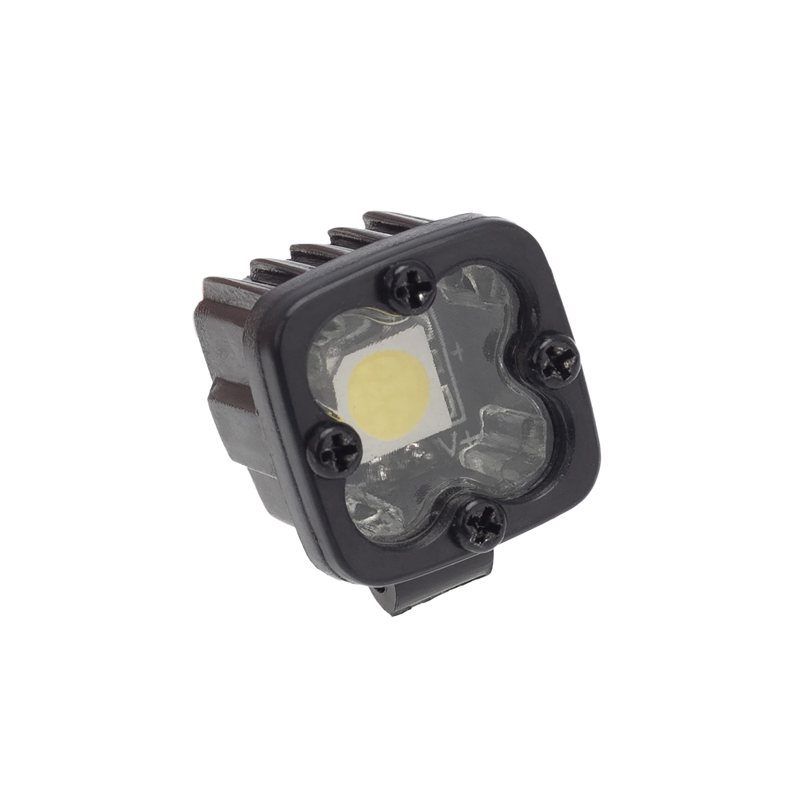 DKKY RC Car LED Spotlights - 4 Pack for 1/10 Scale Crawlers (Axial SCX10, Traxxas TRX4, etc.)