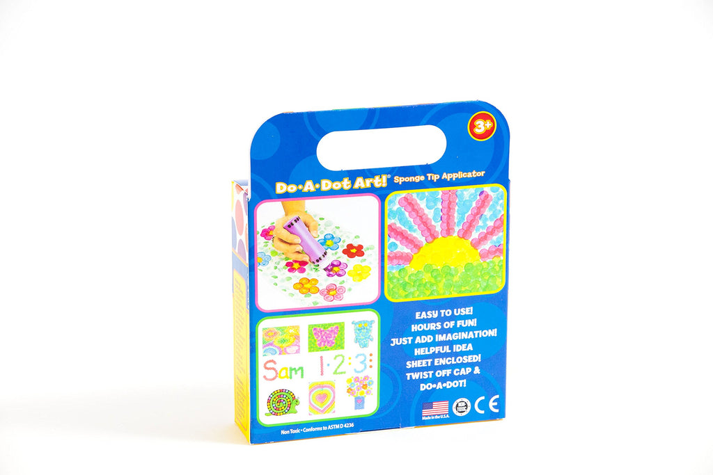 Do A Dot Art! Rainbow Washable Dot Markers Set - 4 Non-Toxic Colors for Toddlers & Kids
