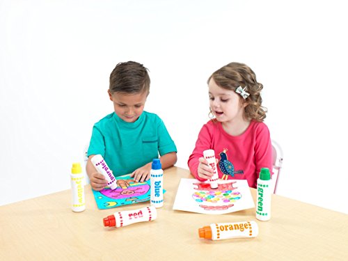 Do A Dot Art! Rainbow Washable Dot Markers Set - 4 Non-Toxic Colors for Toddlers & Kids