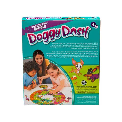 Doggy Dash 3-in-1 Board Game – Puzzle, Search & Find, Race Game for Ages 4+
