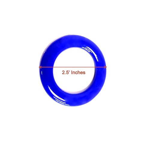 Dondor Plastic Cane Rack Rings (30 Pack) – Multicolored Ring Toss Game Set
