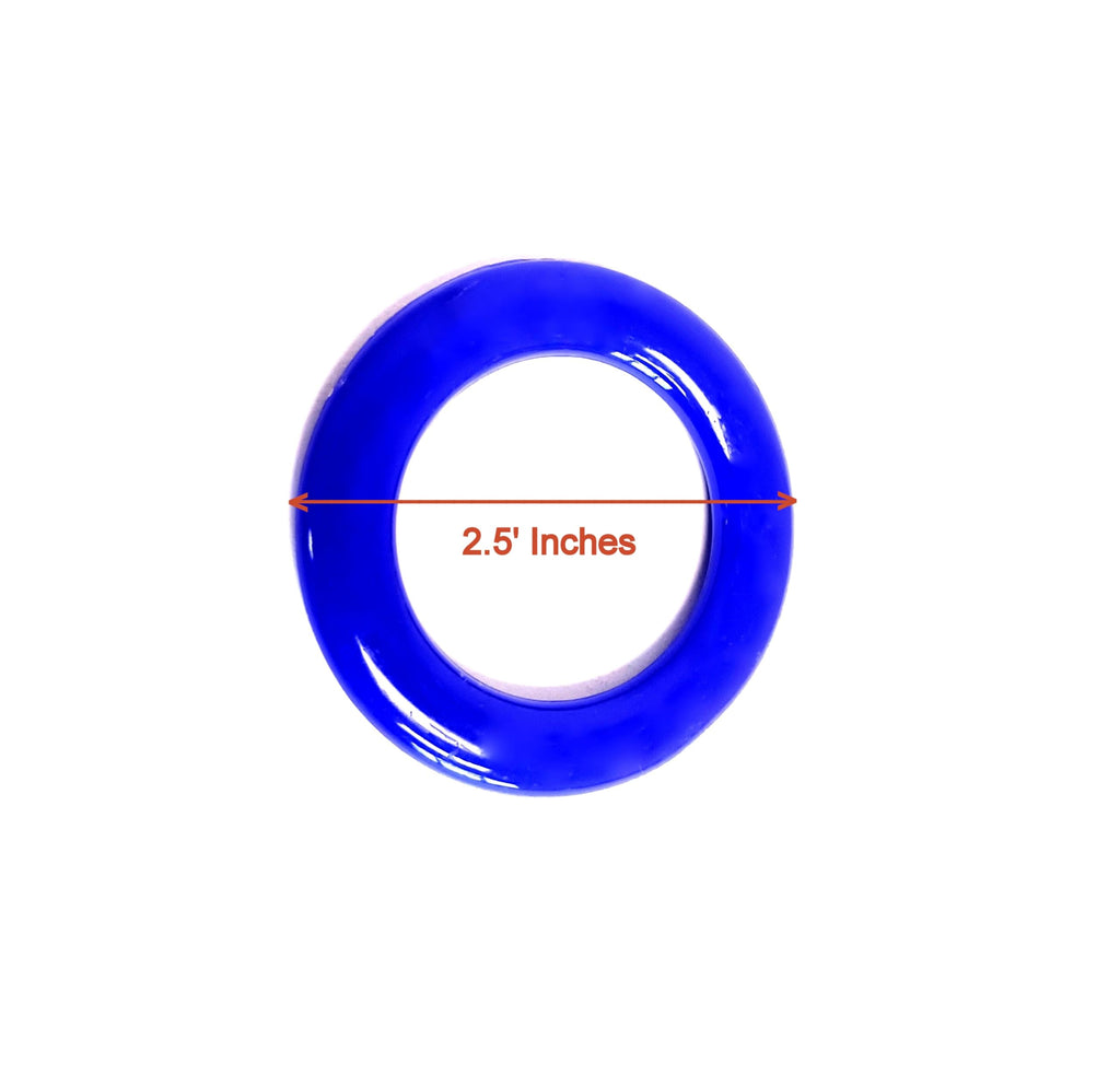 Dondor Plastic Cane Rack Rings (30 Pack) – Multicolored Ring Toss Game Set