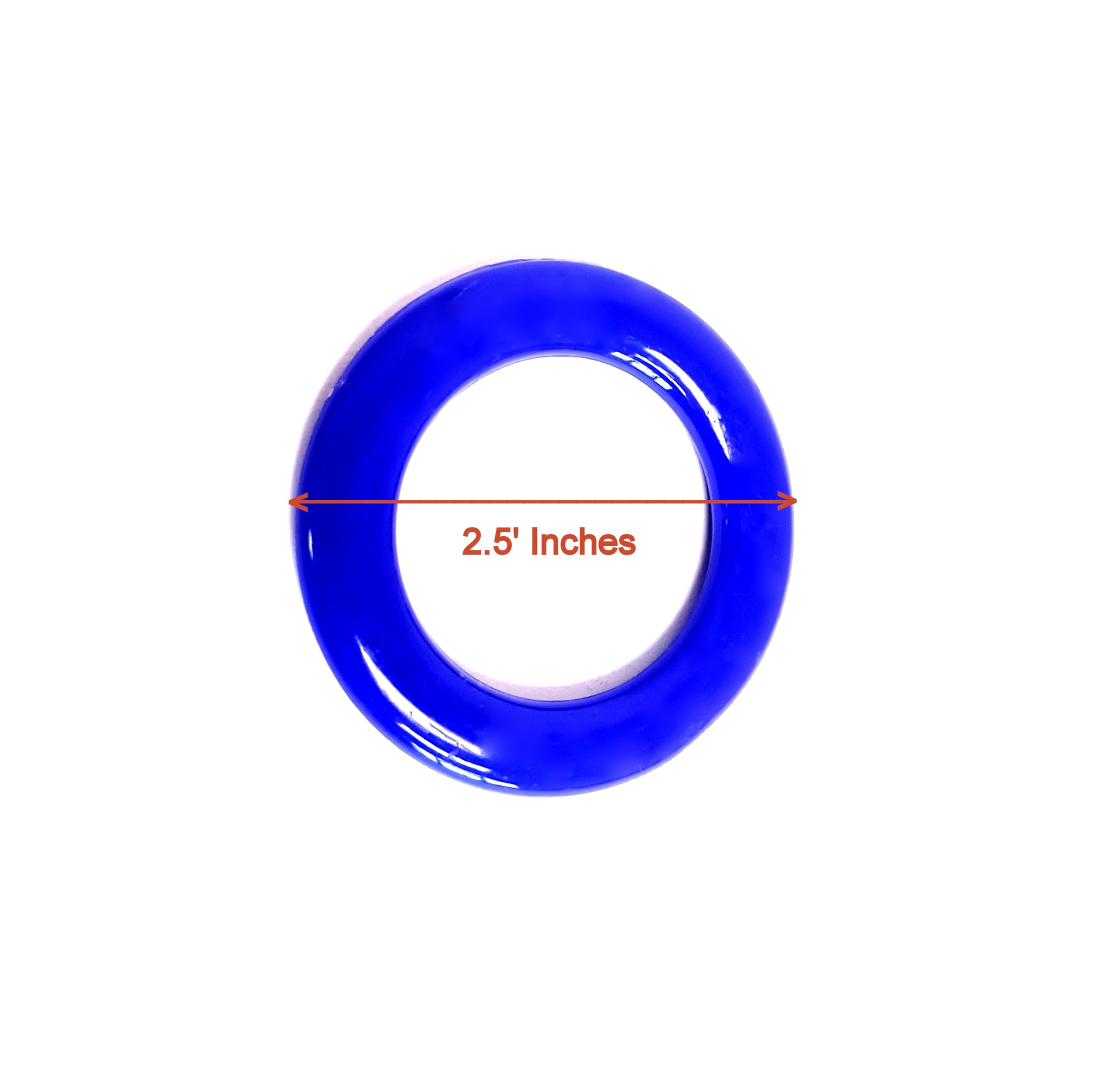 Dondor Plastic Cane Rack Rings (30 Pack) – Multicolored Ring Toss Game Set