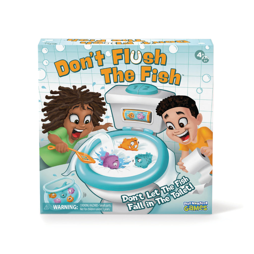 Don't Flush The Fish Balancing Board Game for Kids Ages 4+ | Family Game Night