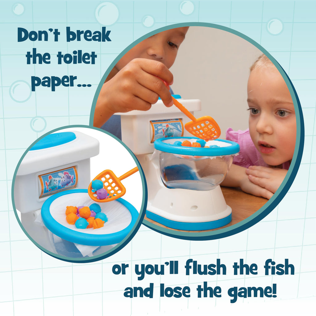 Don't Flush The Fish Balancing Board Game for Kids Ages 4+ | Family Game Night