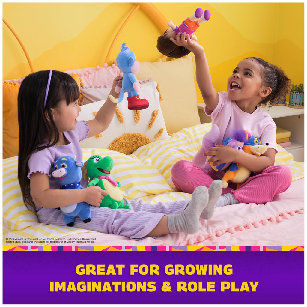 Dora Official Boots Plush Doll – 8-Inch Soft Plush Toy, Ages 3+