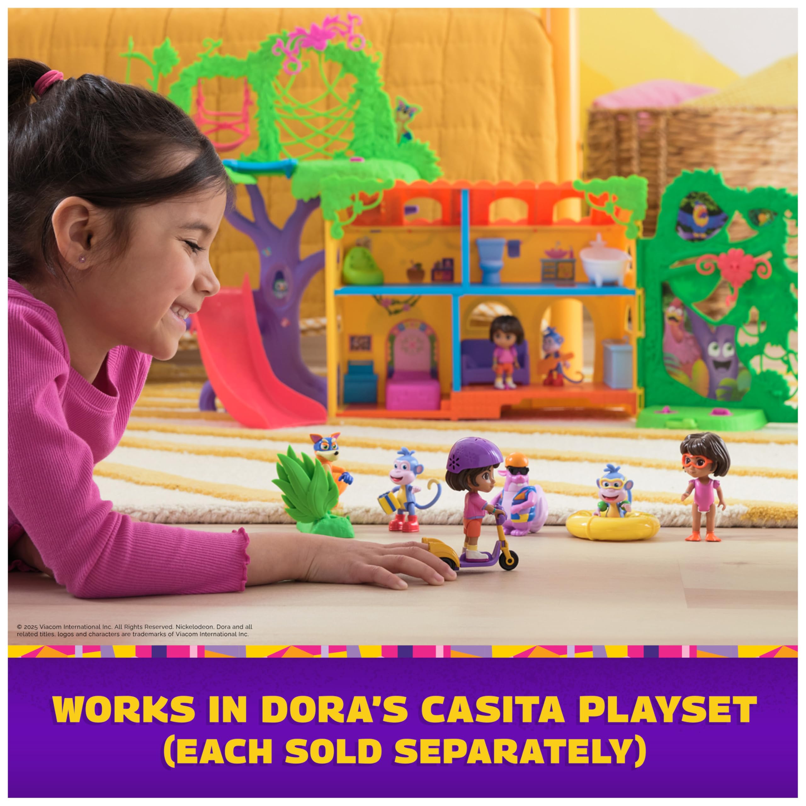 Dora Swipe & Surprise Adventure Pack with Boots & Swiper Figures – Ages 3+