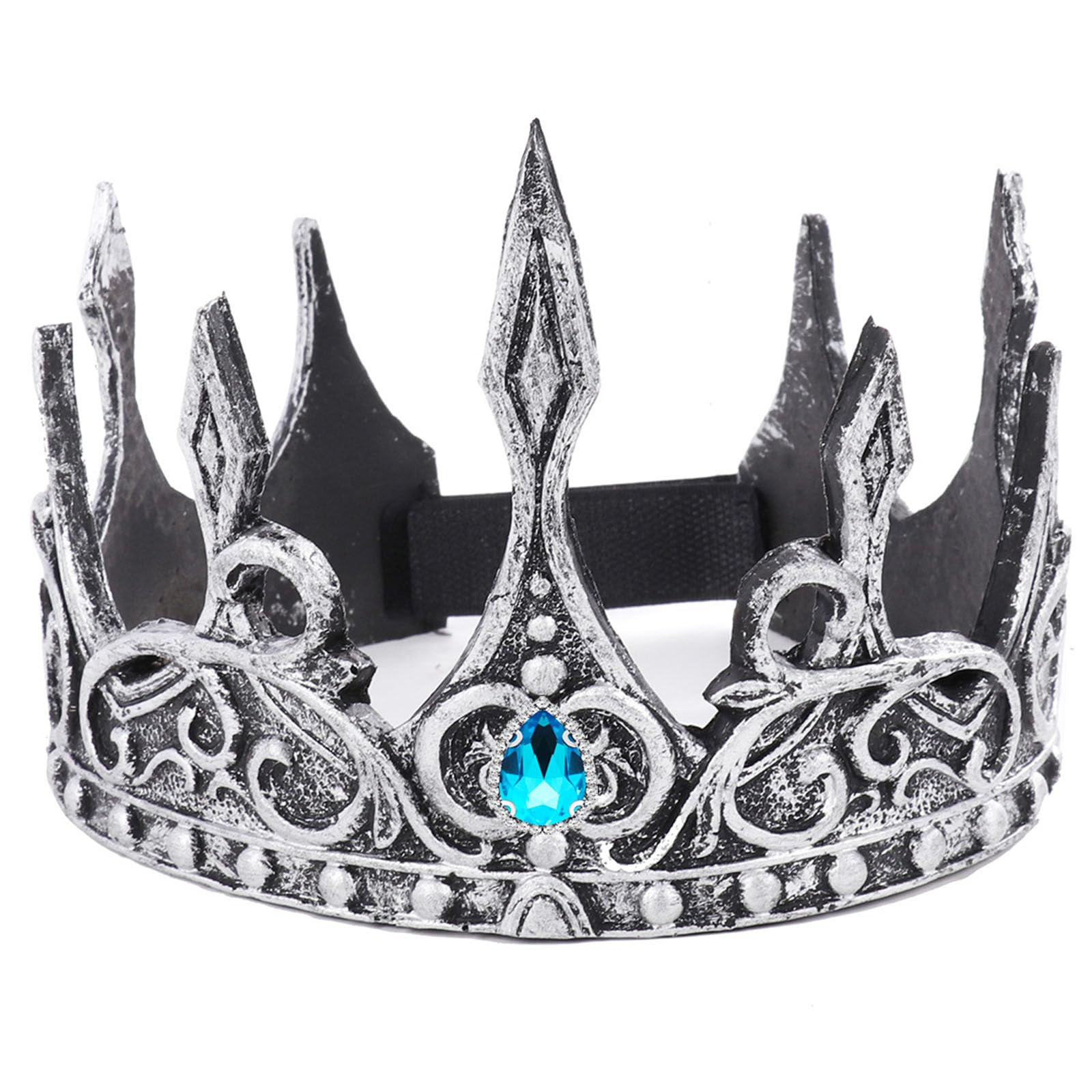 DothRayan Royal King Crown - Adjustable Foam Crown for Cosplay, Halloween & Party Costumes