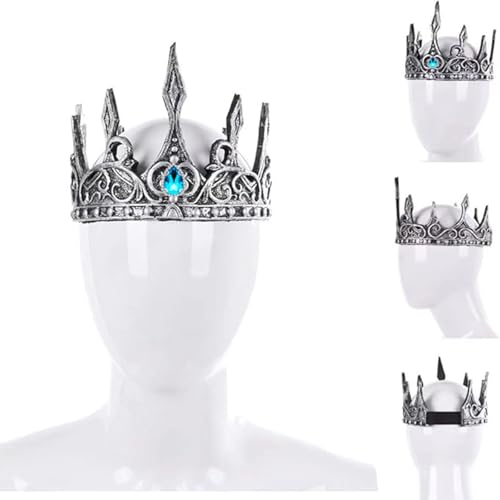 DothRayan Royal King Crown - Adjustable Foam Crown for Cosplay, Halloween & Party Costumes