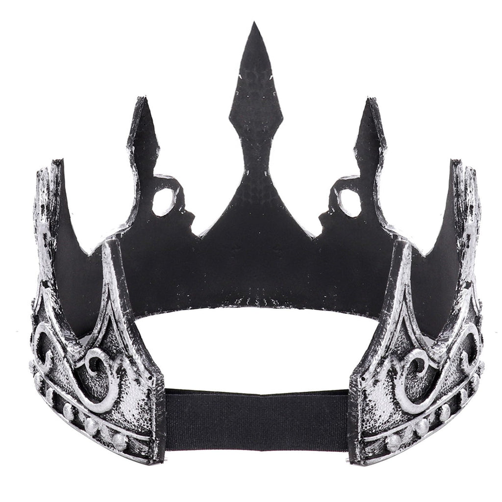 DothRayan Royal King Crown - Adjustable Foam Crown for Cosplay, Halloween & Party Costumes