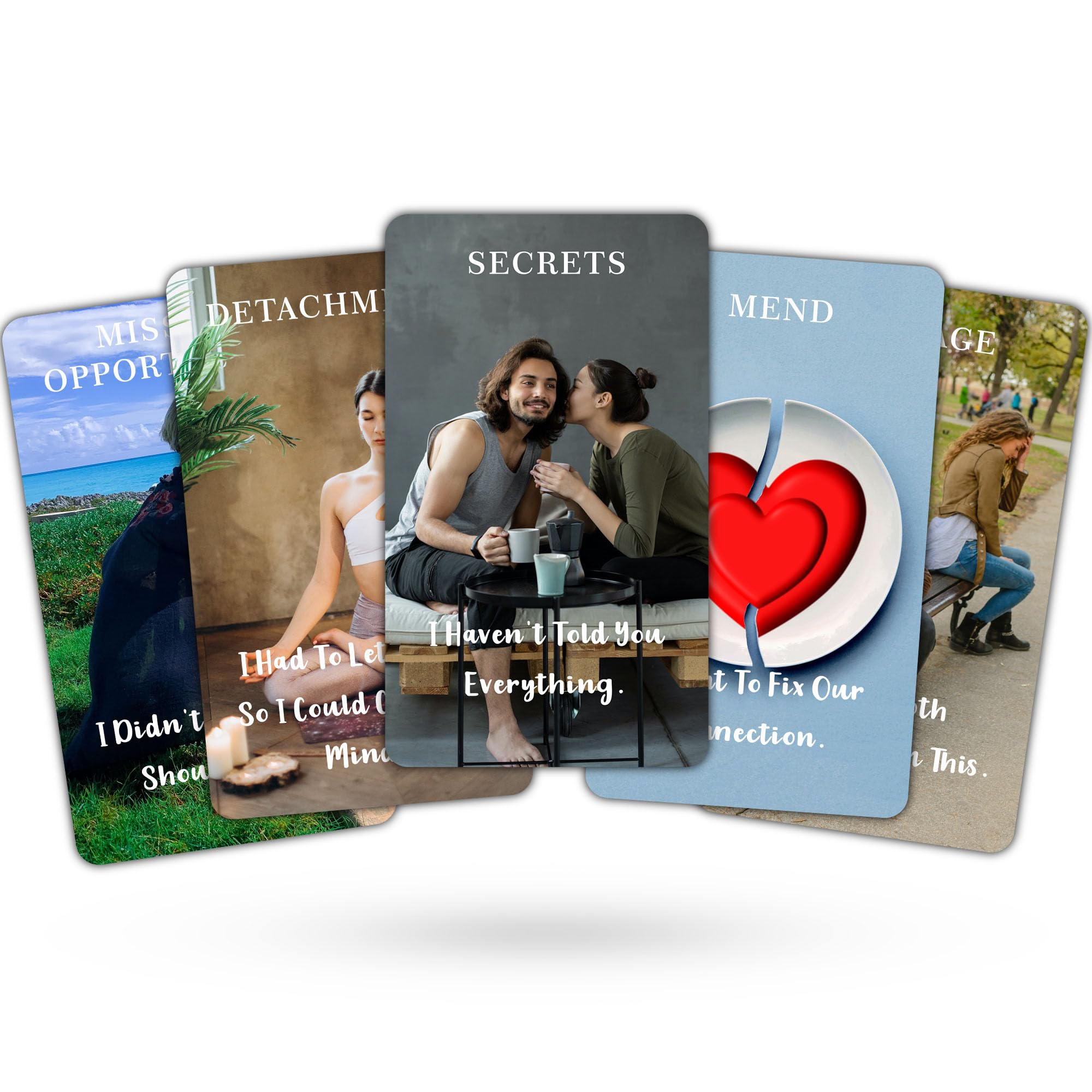 DPEHAKMK Message of Love Oracle Cards – 54 Cards for Love, Twin Flame & Soulmate Guidance