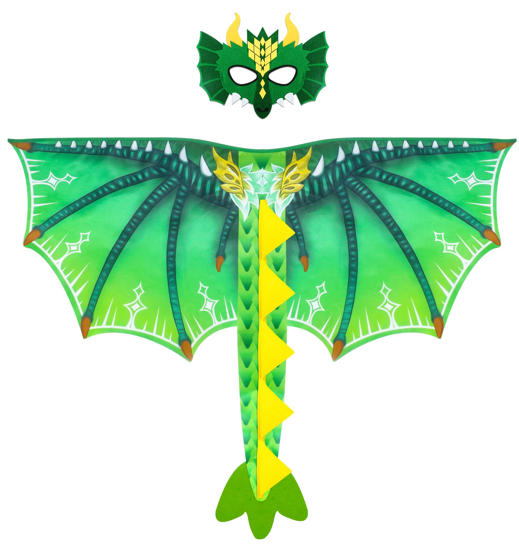D.Q.Z Toddler Dragon Wings Costume – Lightweight Dress-Up Wings for Kids Age 4, Boys & Girls