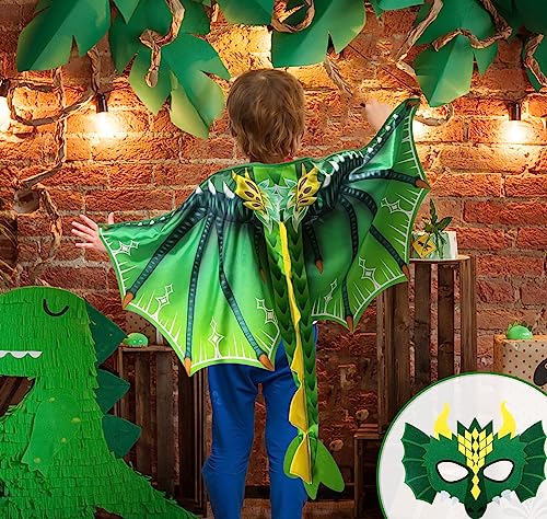 D.Q.Z Toddler Dragon Wings Costume – Lightweight Dress-Up Wings for Kids Age 4, Boys & Girls