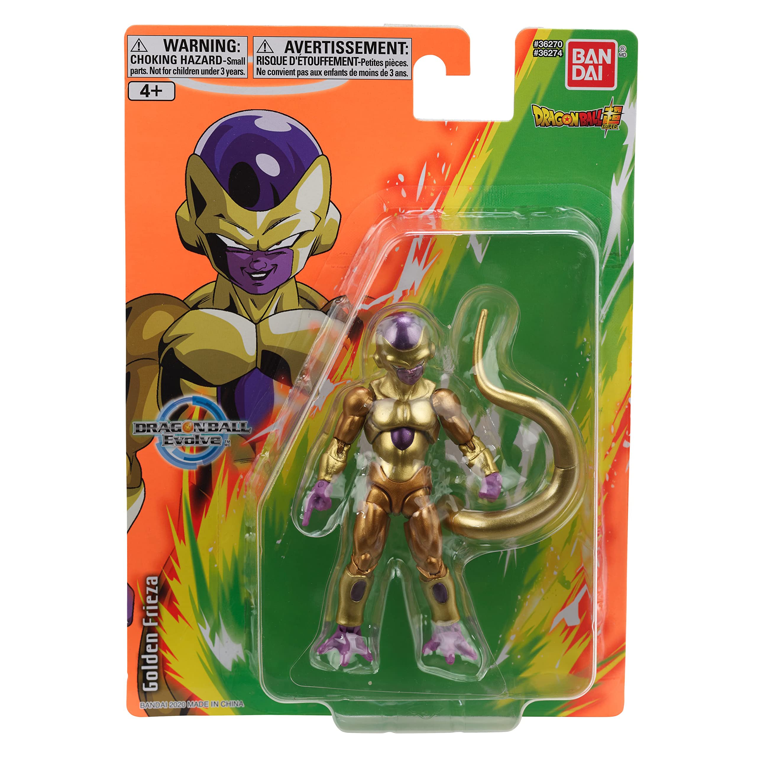 Dragon Ball Super Golden Frieza 5-Inch Action Figure – Over 16 Points of Articulation from Bandai Namco
