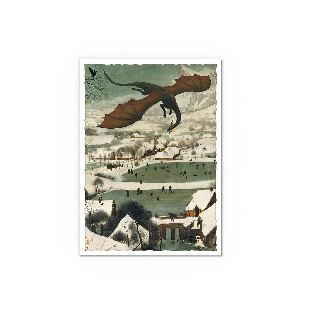 Dragon Shield Art Sleeves: Hunters in the Snow - 100 Standard Size TCG Sleeves