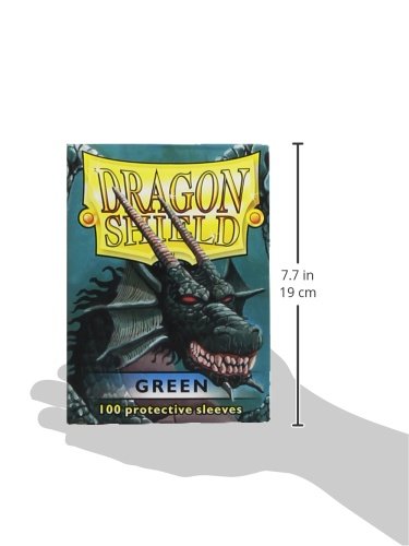Dragon Shield Classic Standard Size Card Sleeves (Green, 100 Pack) – Smooth, Durable Polypropylene Protection for Pokemon, Magic & More