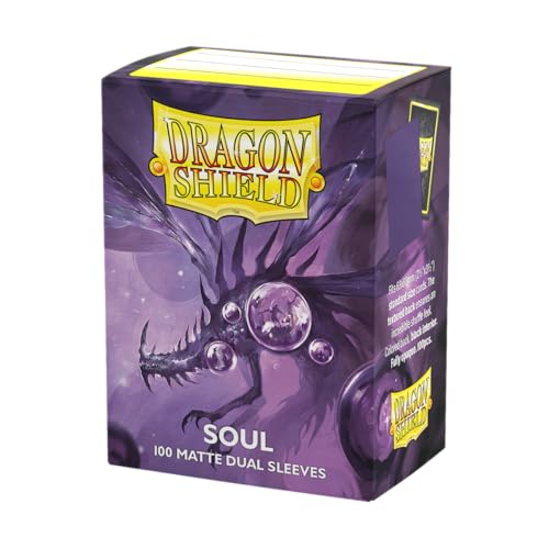 Dragon Shield Matte Dual Card Sleeves 100-Pack Soul - Smooth Shuffle & Opaque