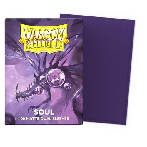 Dragon Shield Matte Dual Card Sleeves 100-Pack Soul - Smooth Shuffle & Opaque
