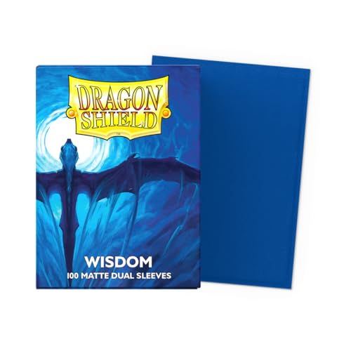 Dragon Shield Matte Dual Card Sleeves (Midnight Blue) - 100 Standard Size Sleeves