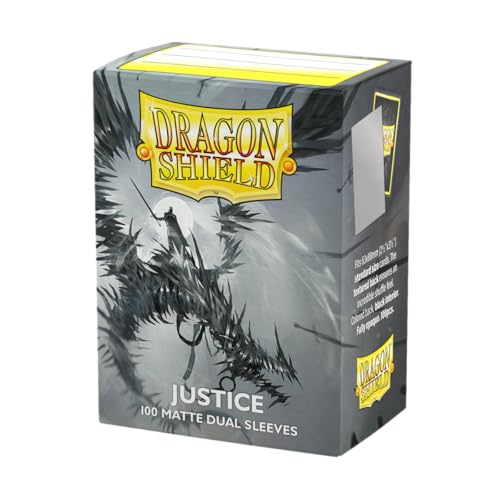 Dragon Shield Matte Dual Standard Size Card Sleeves - 100 CT - Silver - Smooth & Durable TCG Sleeves for Pokemon, Magic, Flesh & Blood