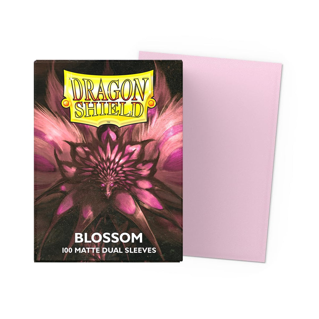 Dragon Shield Matte Dual Standard Size Card Sleeves (100) - Blossom - Smooth & Tough TCG Sleeves