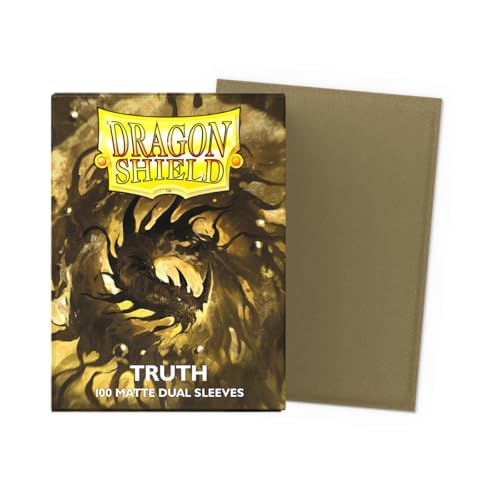 Dragon Shield Matte Dual Standard Size Sleeves – 100 CT – Truth Color – Premium TCG Sleeves