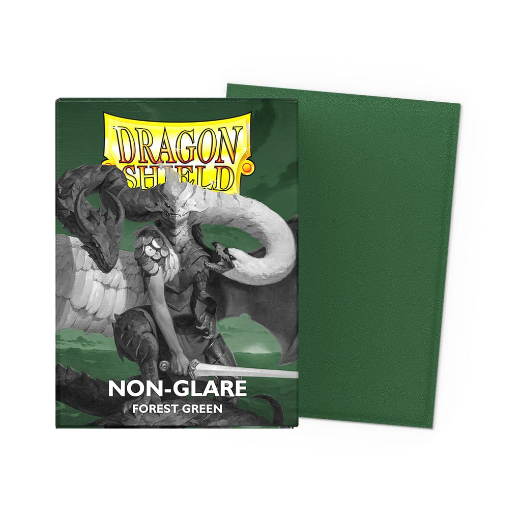 Dragon Shield Standard Size Card Matte Sleeves - Forest Green, 100 CT - Non-Glare, Smooth & Tough for TCGs