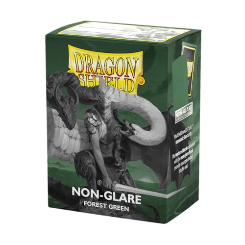 Dragon Shield Standard Size Card Matte Sleeves - Forest Green, 100 CT - Non-Glare, Smooth & Tough for TCGs