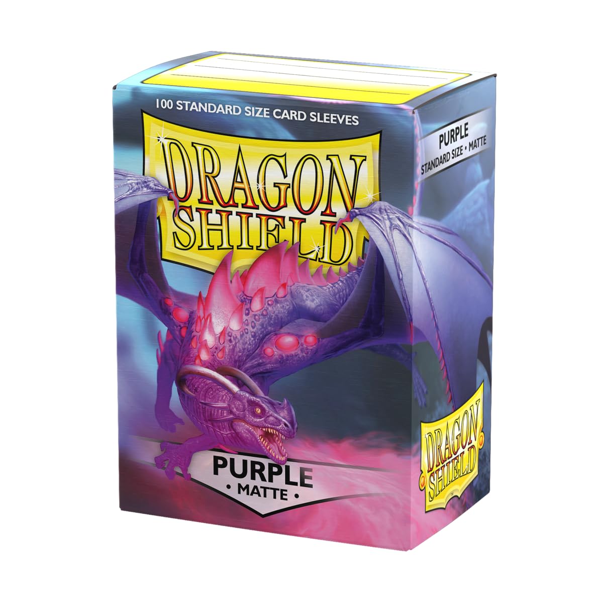 Dragon Shield Standard Size Matte Card Sleeves - Purple, 100 CT - for Pokemon, MTG, Flesh & Blood & One Piece