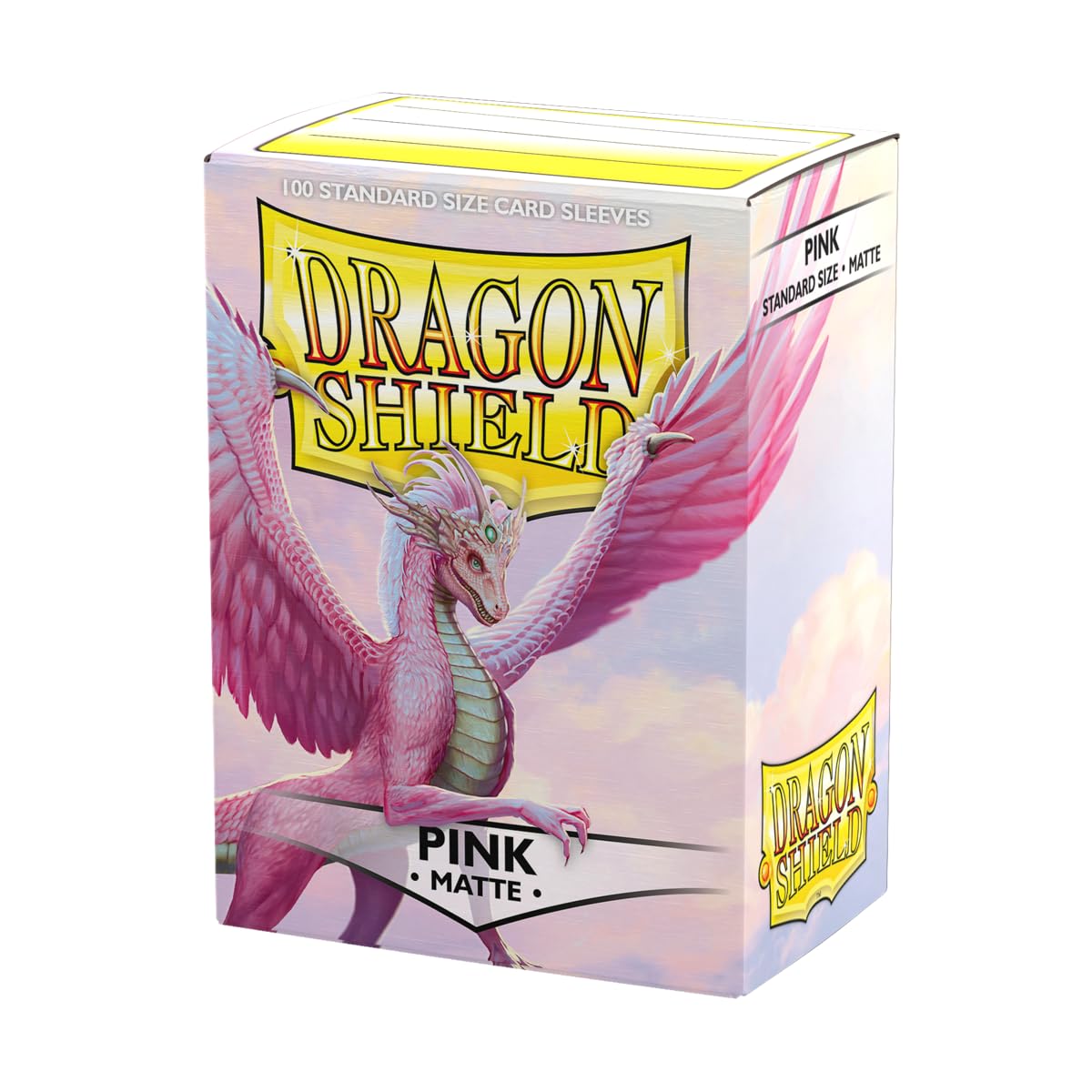 Dragon Shield Standard Size Matte Card Sleeves – 100 CT, Pink – Smooth & Tough TCG Sleeves for Pokémon, Magic, Flesh & Blood, One Piece