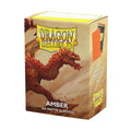 Dragon Shield Standard Size Matte Sleeves (100ct) – Amber – Smooth, Durable TCG Protection
