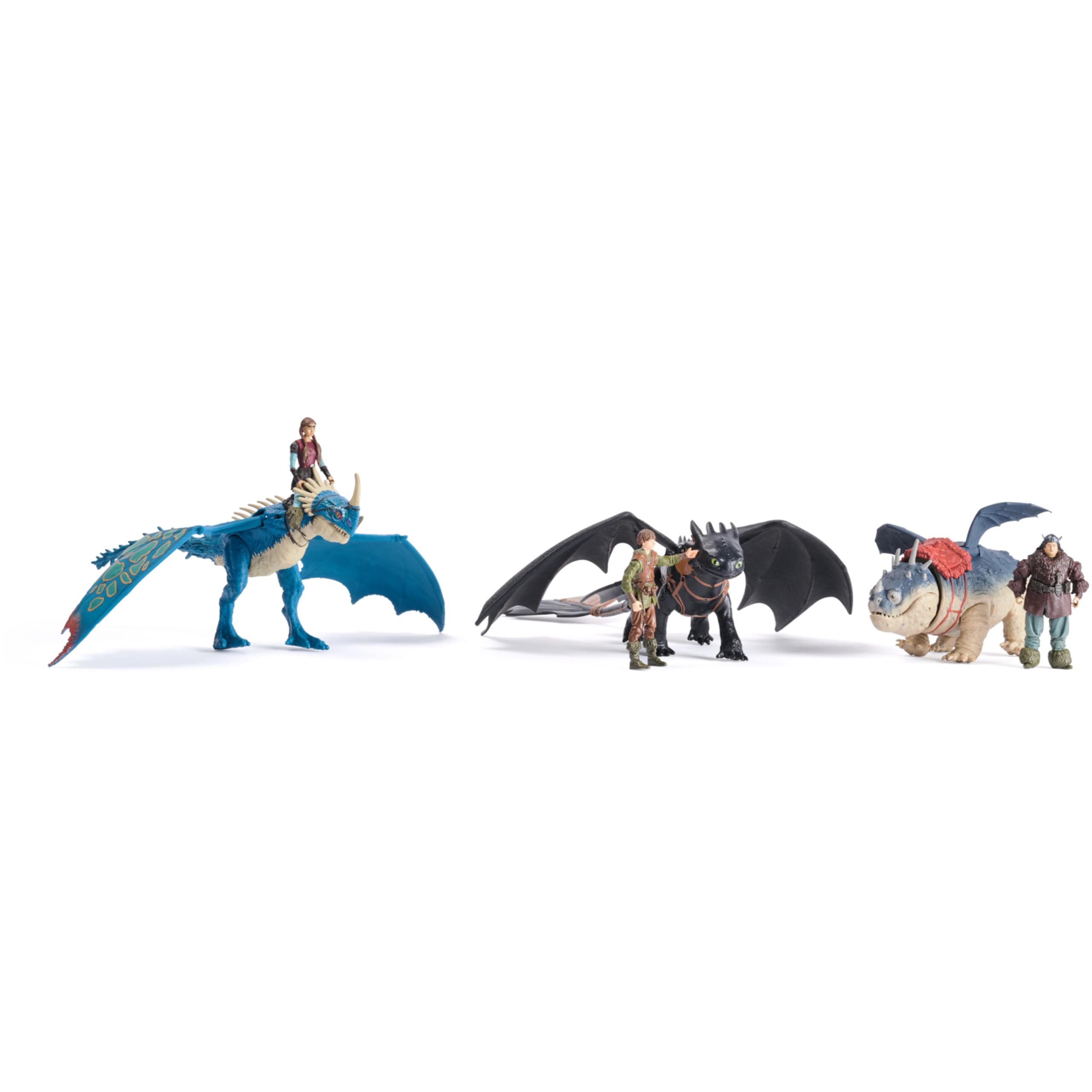 DreamWorks Dragons Gronckle & Fishlegs Action Figure Set - 7-Inch Dragon & 3-Inch Viking for Kids