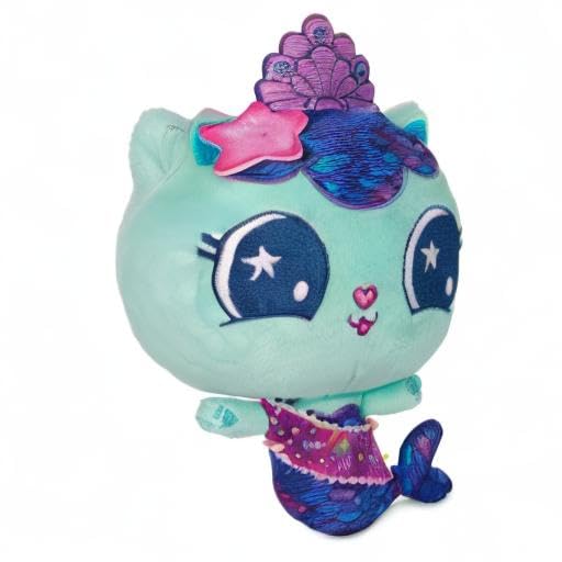 DreamWorks Gabby's Dollhouse MerCat Plush Toy - 8-Inch Soft Stuffed Animal