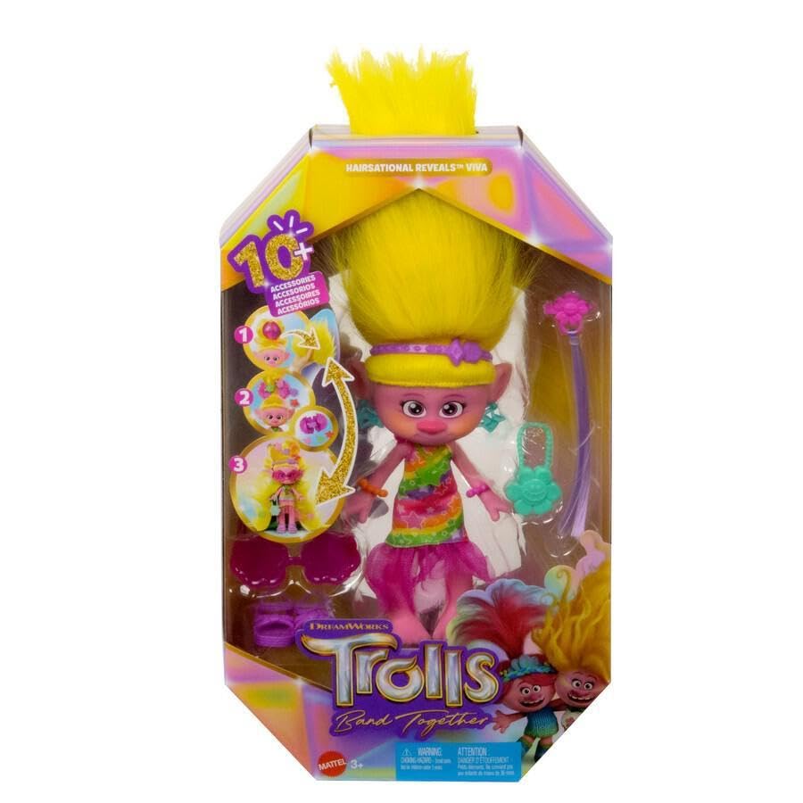 DreamWorks Trolls Band Together Viva Hairsational Reveals Doll with 15+ Pieces