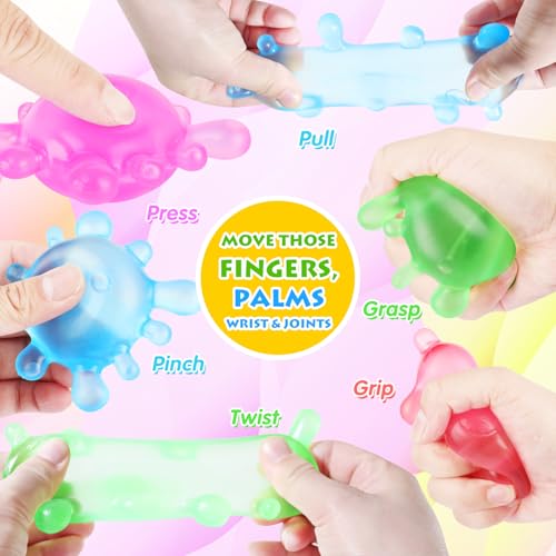 Drephere Fidget Stress Ball (Purple) – 1 Pack Squishy Sensory Toy for Anxiety Relief