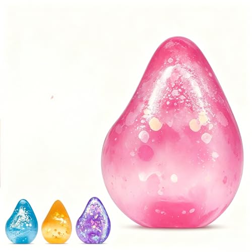 Drephere Squishy Drop Stress Cube – Pink Sensory Fidget Toy for Anxiety Relief