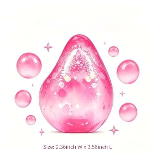 Drephere Squishy Drop Stress Cube – Pink Sensory Fidget Toy for Anxiety Relief