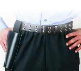 Dress Up America Kids Faux Leather Gun Holster and Police Belt - Black, Adjustable Costume Accessory