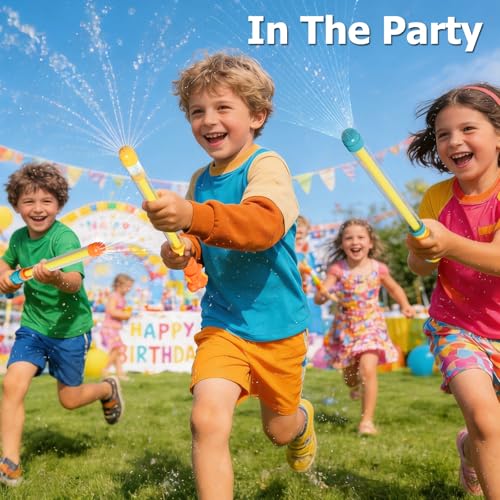 Dsmile Firework Water Gun Set – 3 Multi-Nozzle Squirt Guns for Pool, Beach & Backyard Fun