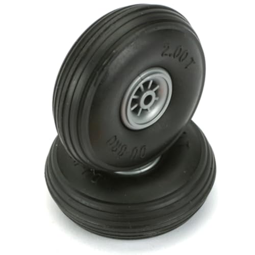 Du-Bro 200T 2-Inch Treaded Surface Wheels (2-Pack) for RC Aircraft