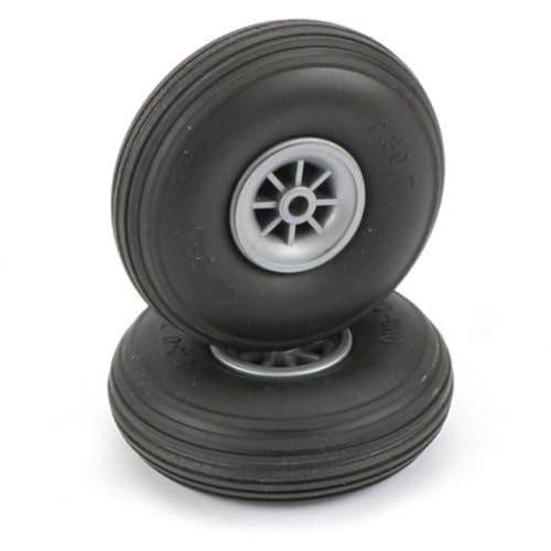 DU-BRO 250T 2-1/2 Inch Treaded Foam Wheel 2-Pack for RC Aircraft