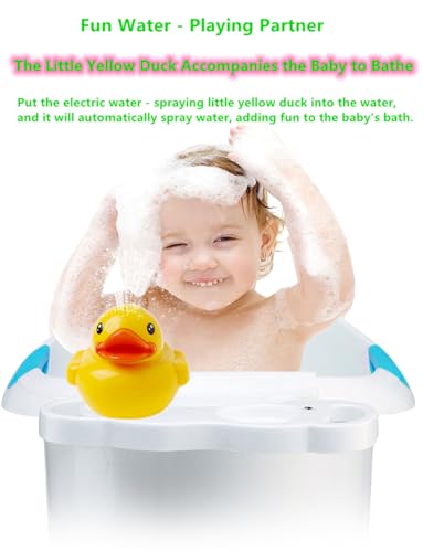 Duck Spray Bath Toy - Rechargeable Water Sprinkler for Toddlers Bathtub Pool Fun