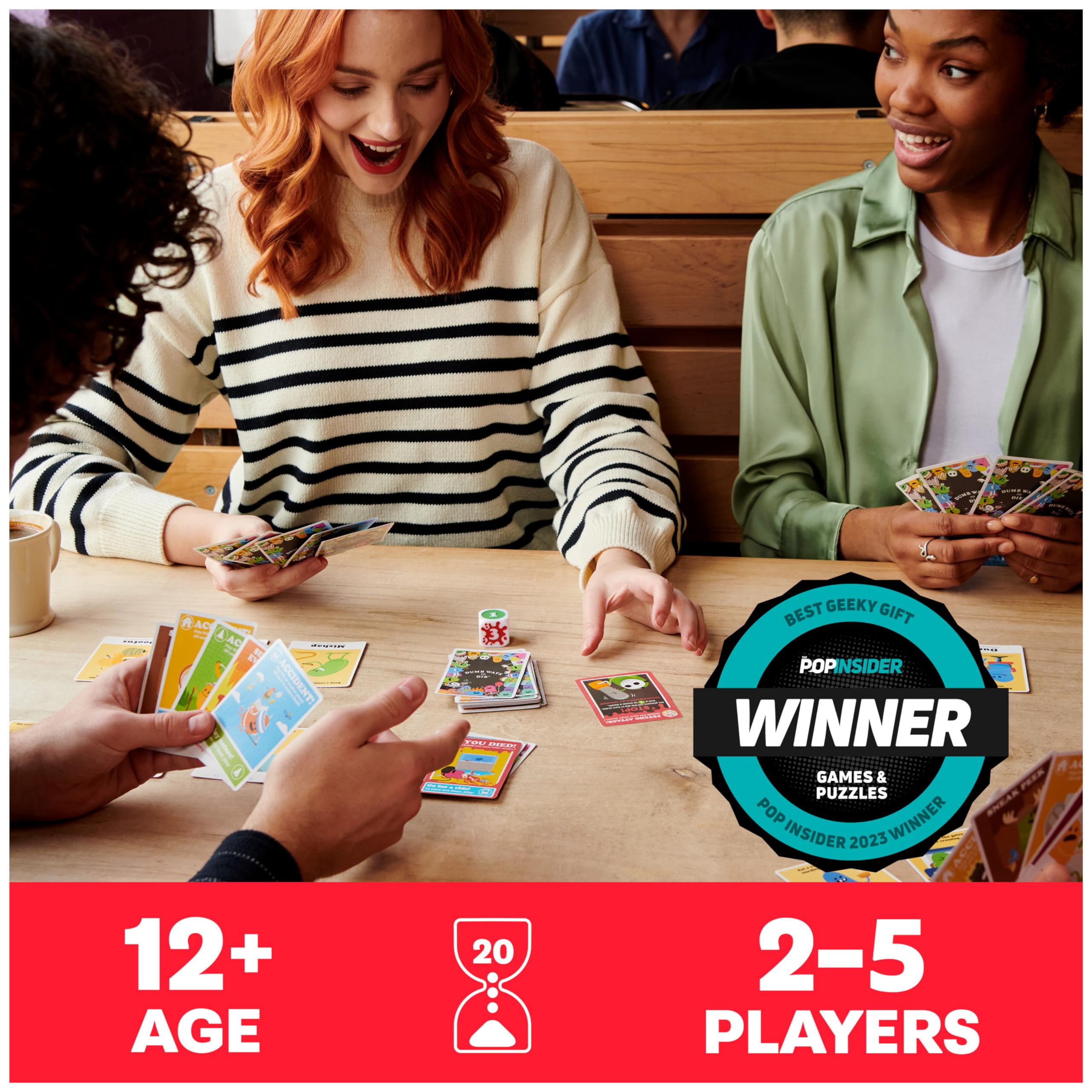 Dumb Ways to Die Card Game: Viral Meme Game for 2-5 Players, Ages 12+
