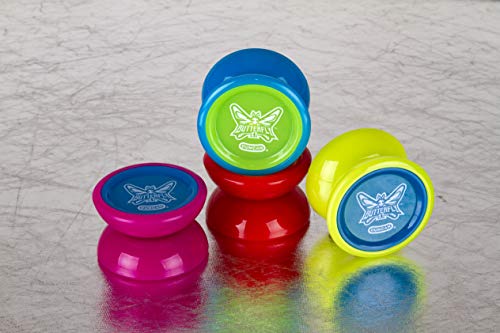 Duncan Butterfly XT Yo-Yo – Ball Bearing, Wide Shape, Purple/Blue, Intermediate Trick Yo-Yo