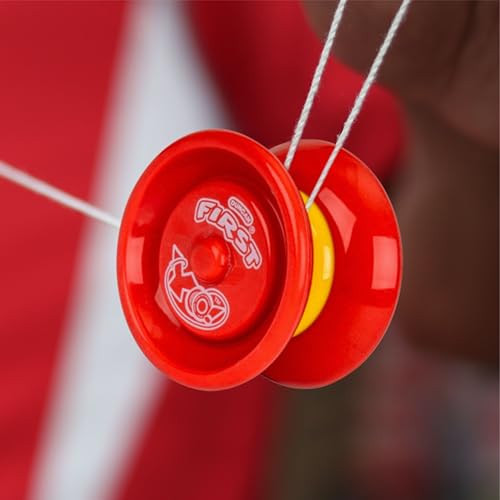 Duncan First Yo! Responsive Beginner Yo-Yo for Kids - Soft Silicone, Purple/Yellow