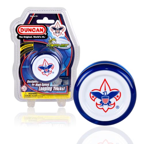 Duncan Hornet Pro Looping Yo-Yo - Blue with White Cap - Ball Bearing Axle