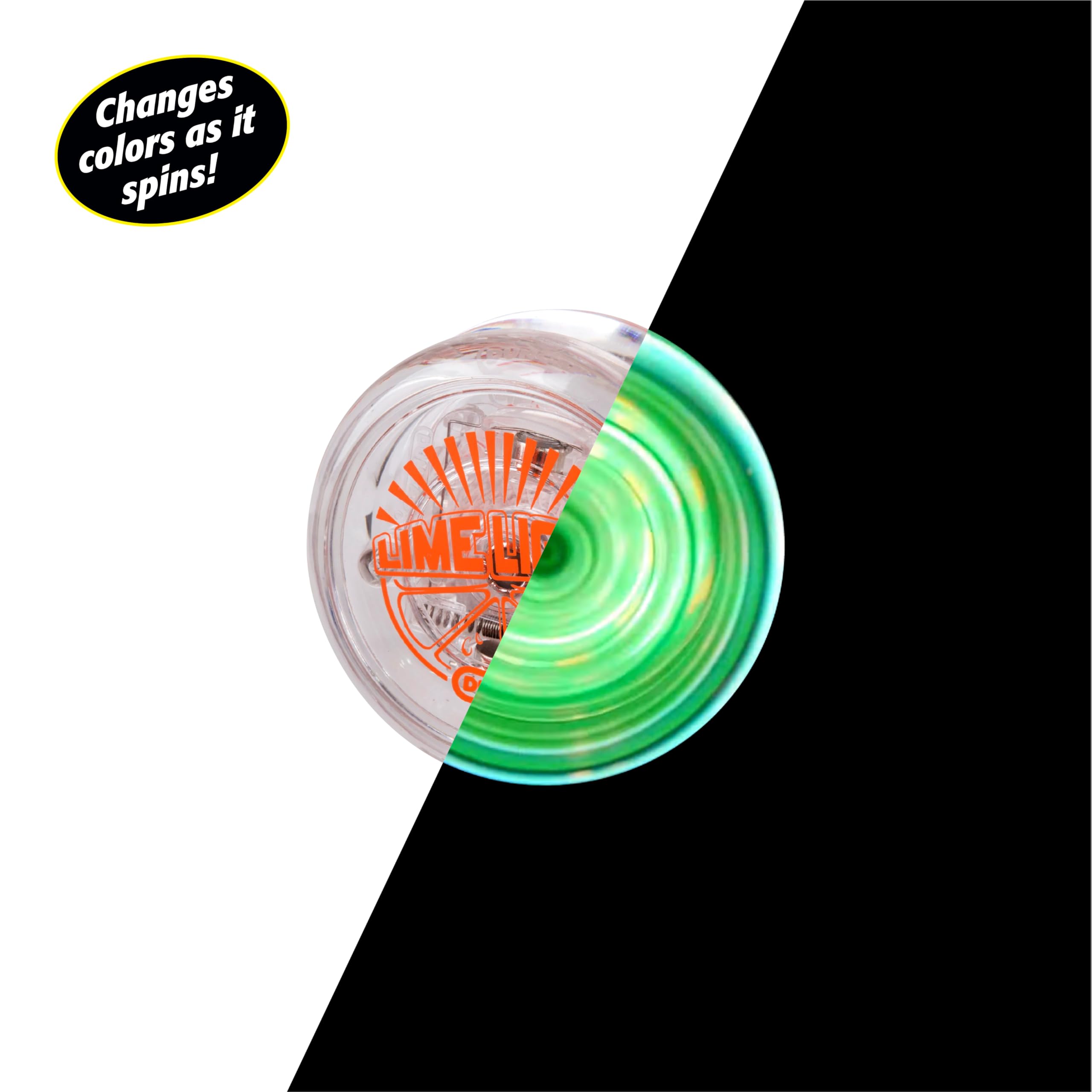 Duncan Limelight LED Yo-Yo - Clear Blue Light-Up Beginner Yo-Yo with LED Lights