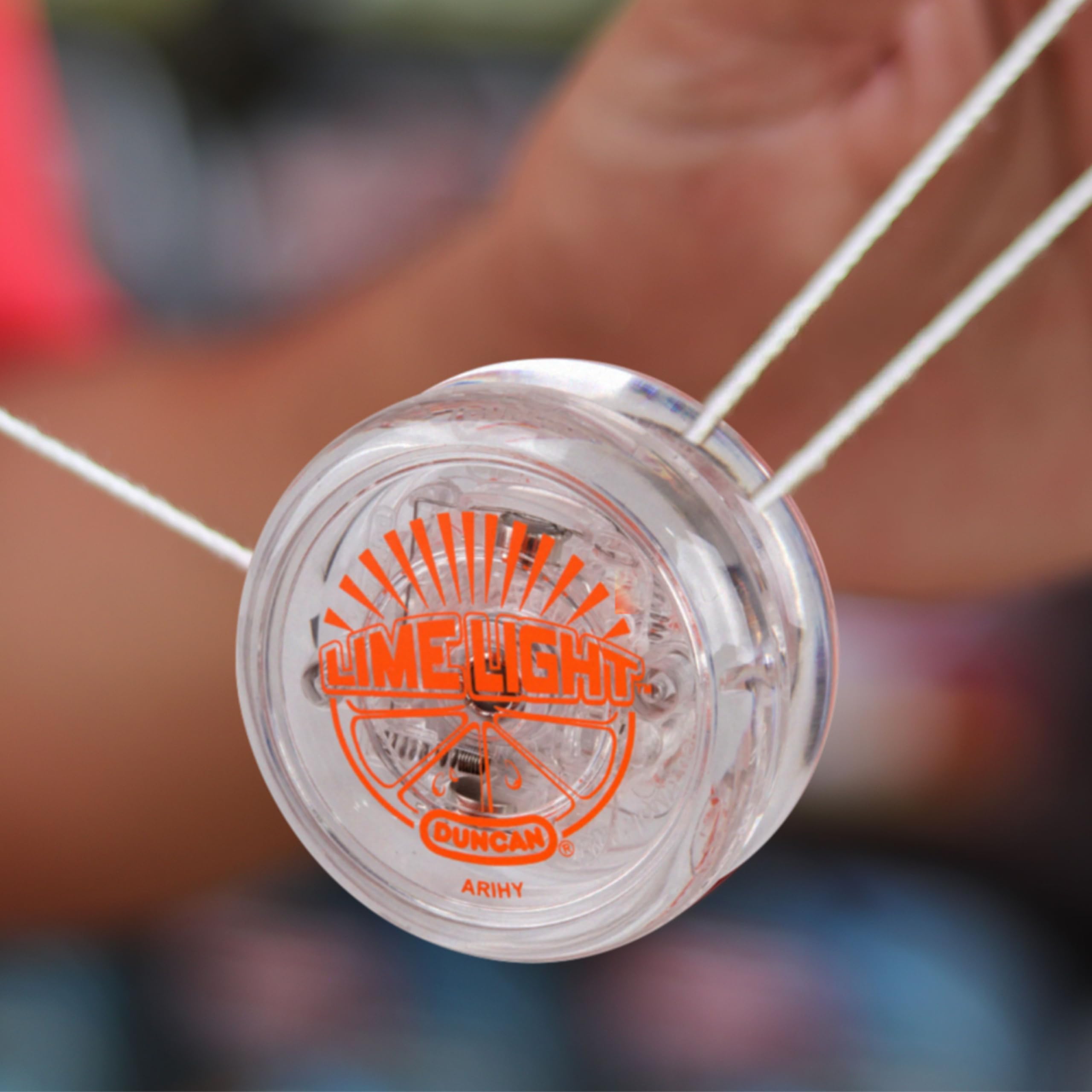 Duncan Limelight LED Yo-Yo - Clear Blue Light-Up Beginner Yo-Yo with LED Lights